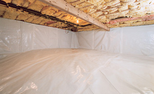 Crawl Space Moisture Barrier After in San Francisco