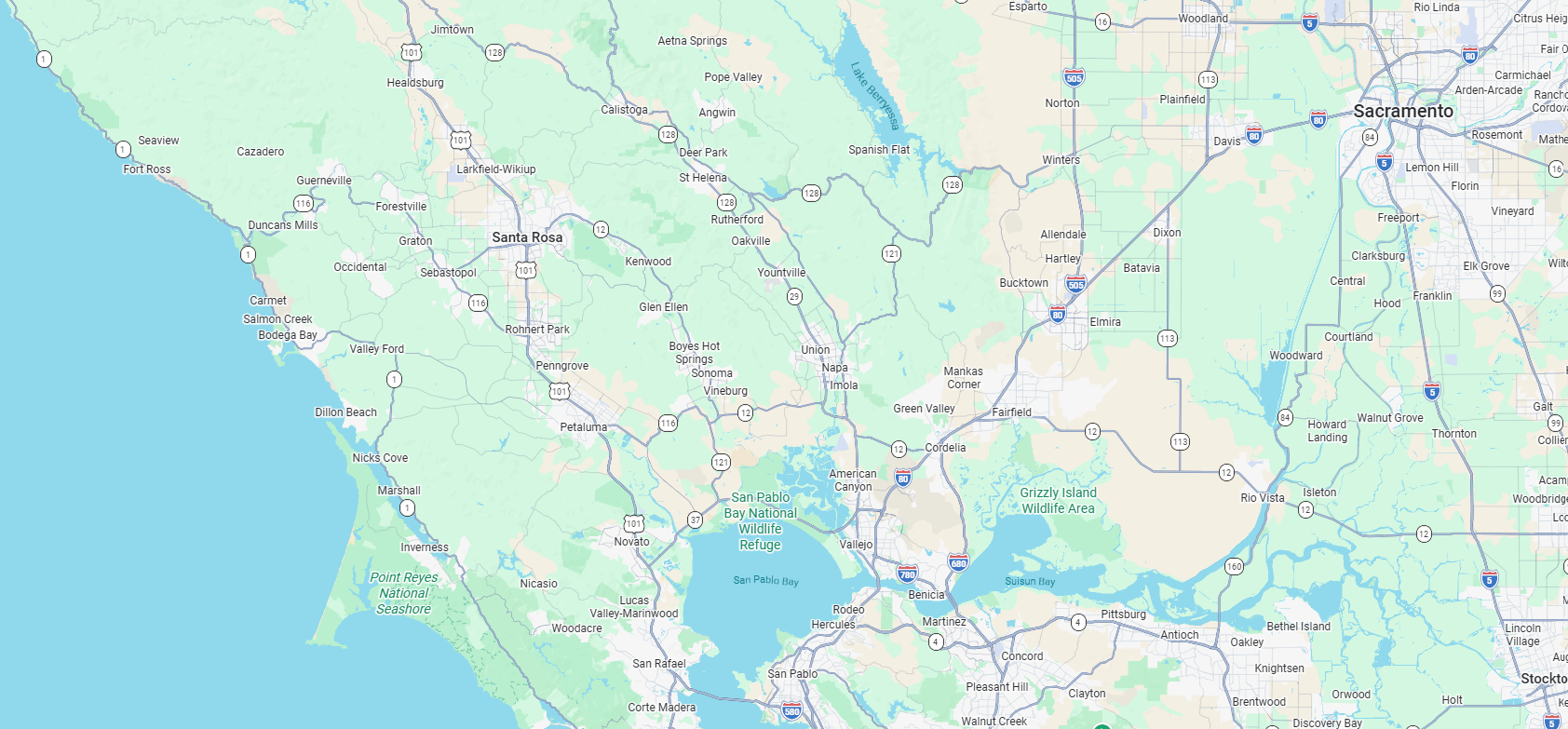North Bay, CA, area