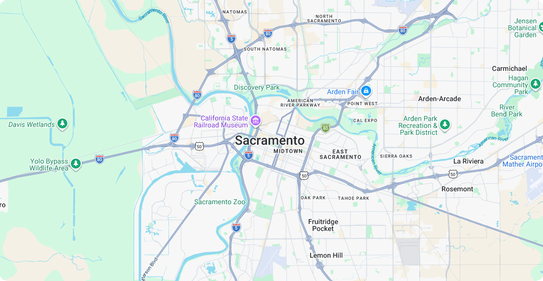 sacramento Map